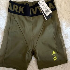 Ivy Park x Adidas Green Athletic Mesh Shorts